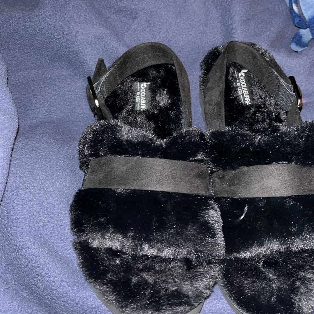 Koolaburra By Ugg Fuzz'd Out Adjustable Slide San… - image 2